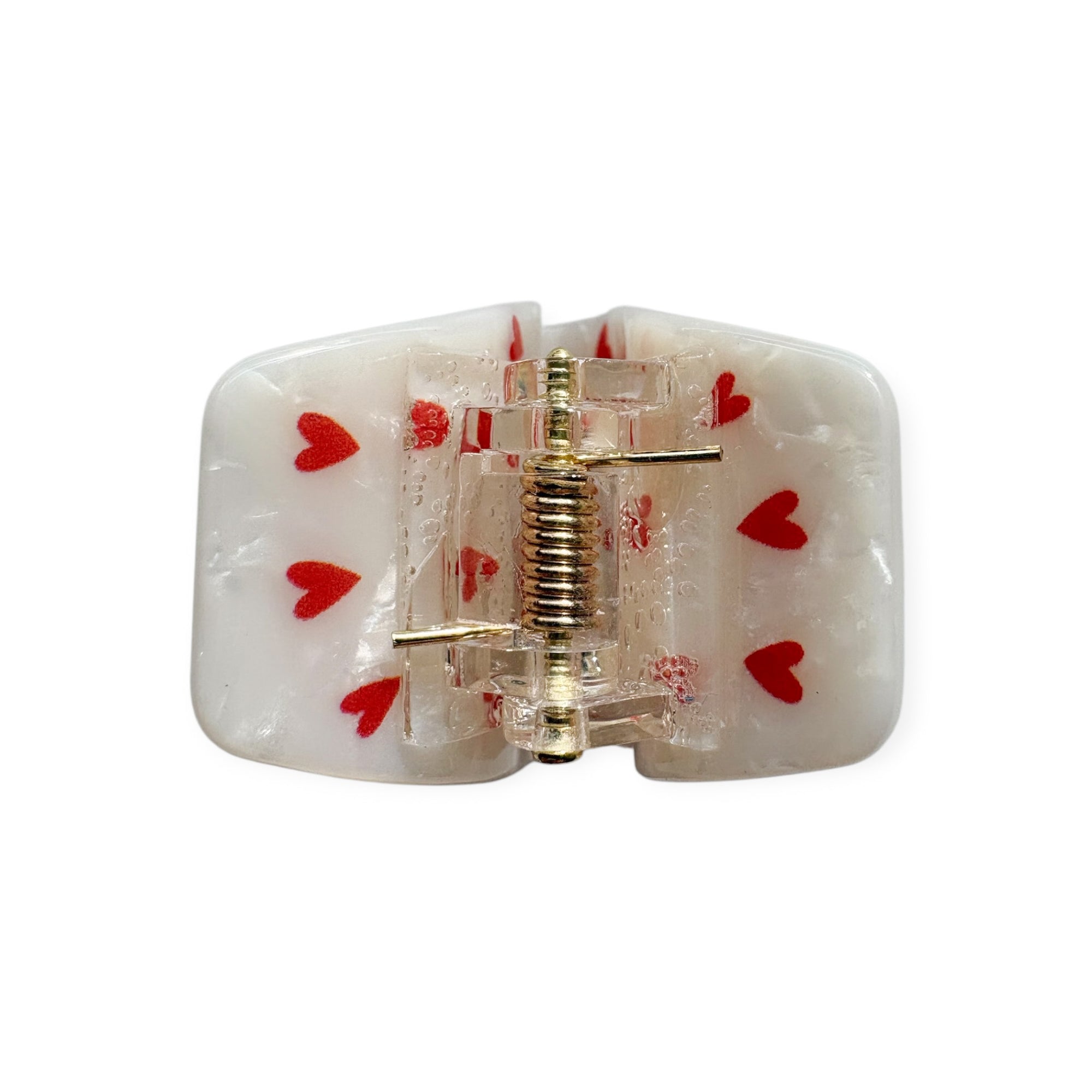 FEE HEARTS pearl white/red