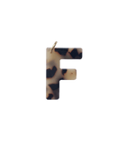 F Letter Charm