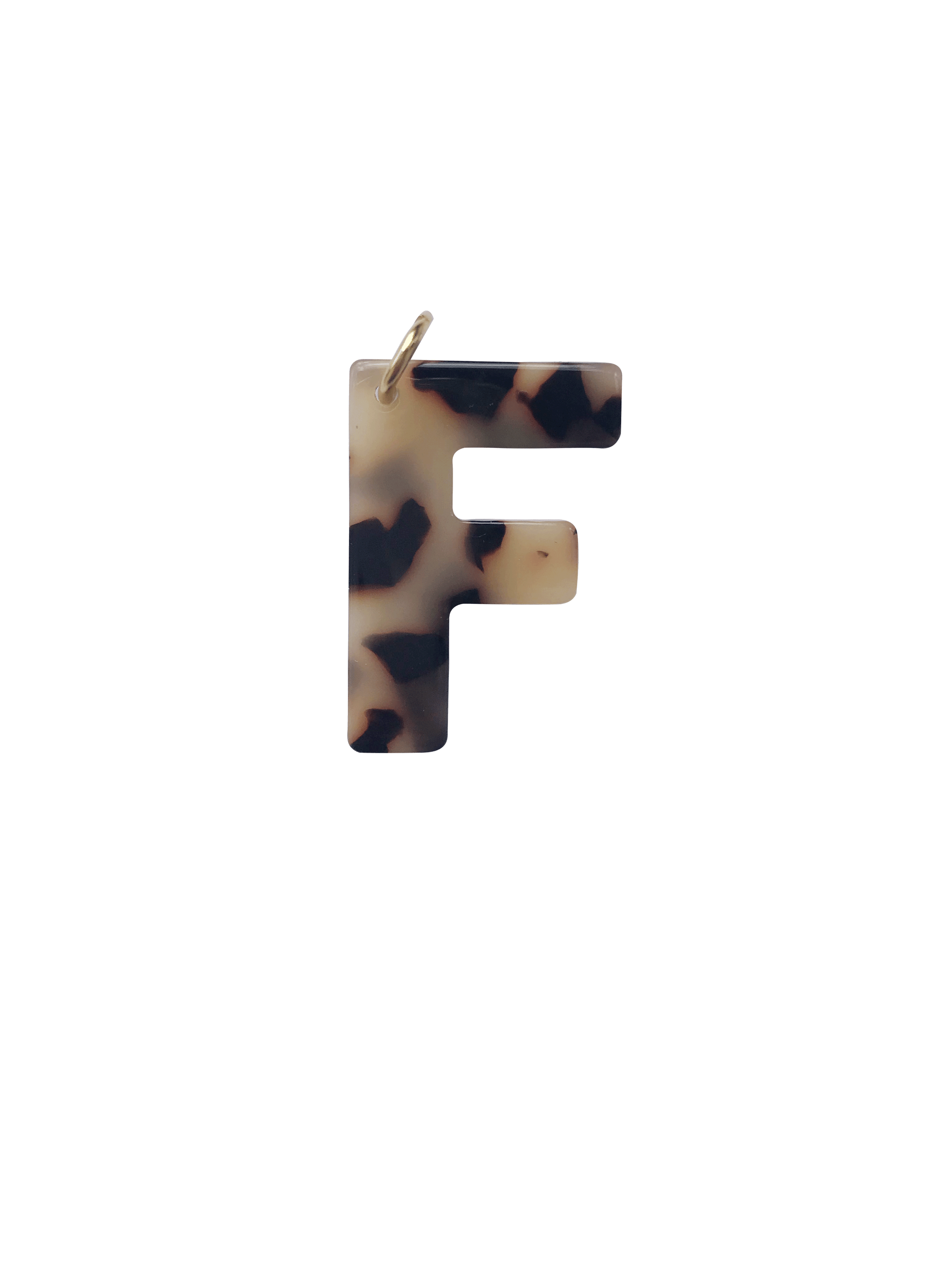 F Letter Charm
