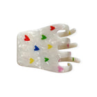 FEE BIG HEARTS pearl white/rainbow