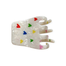FEE BIG HEARTS pearl white/rainbow