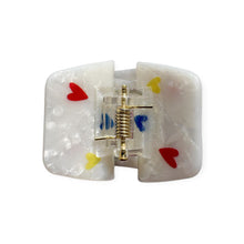 FEE BIG HEARTS pearl white/rainbow