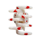 FEE BIG HEARTS pearl white/red