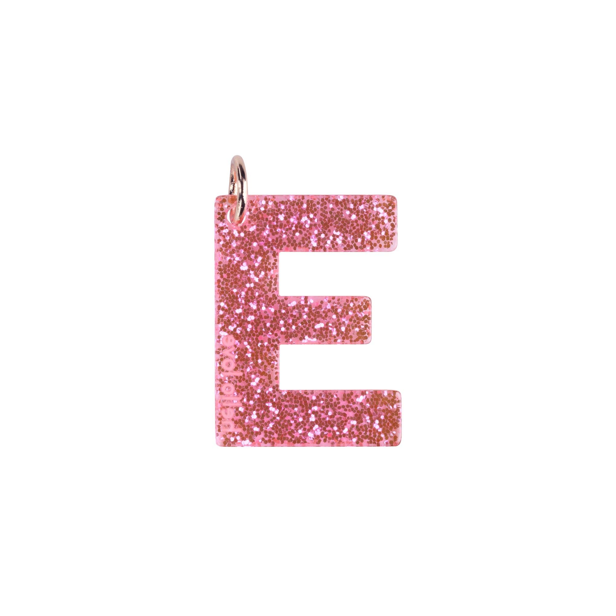 E Letter Charm