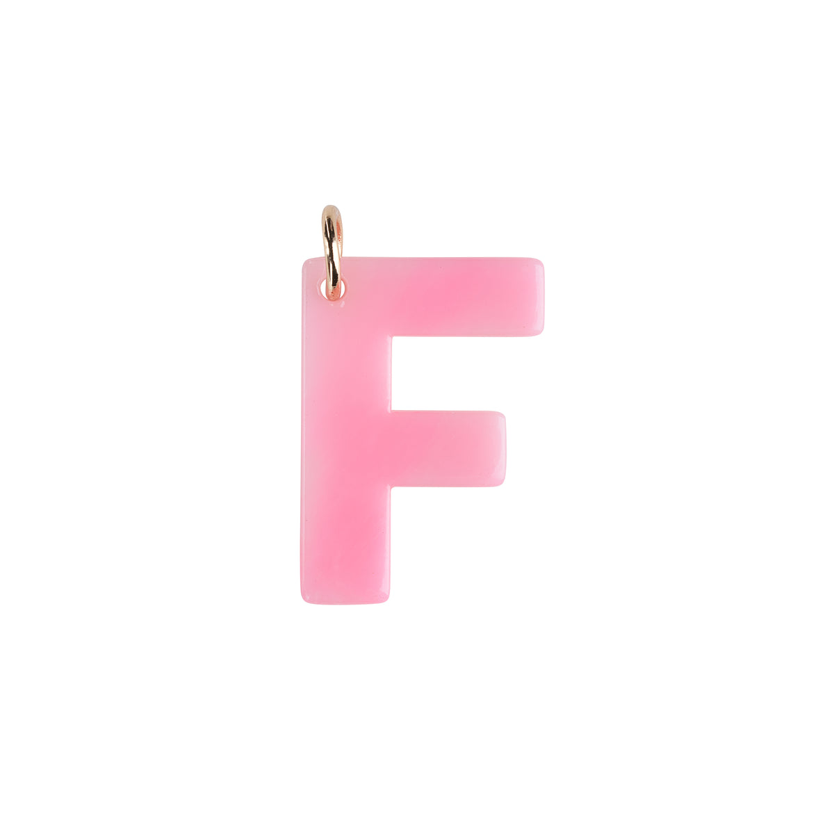 F Letter Charm