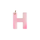 H Letter Charm