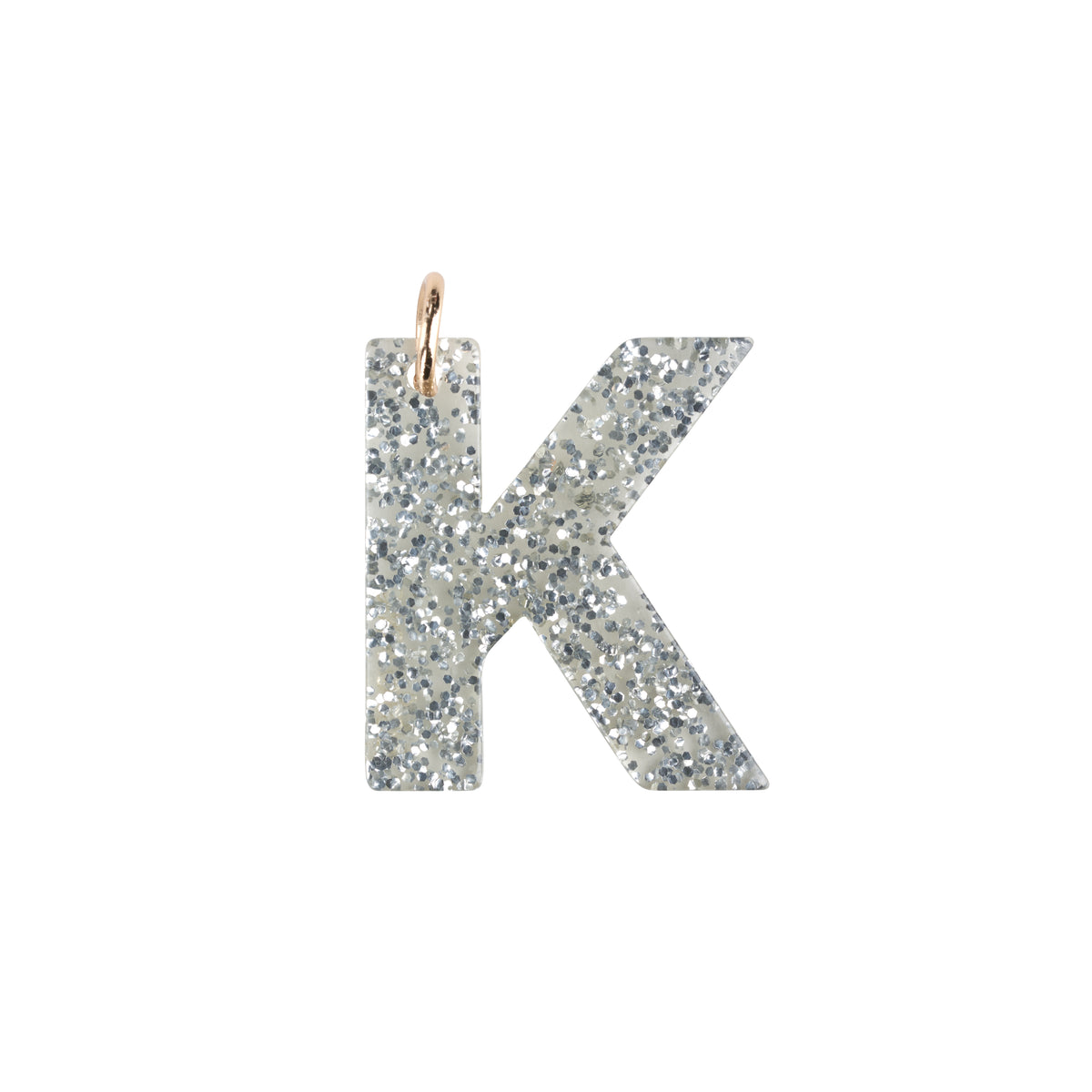 K Letter Charm