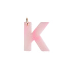 K Letter Charm