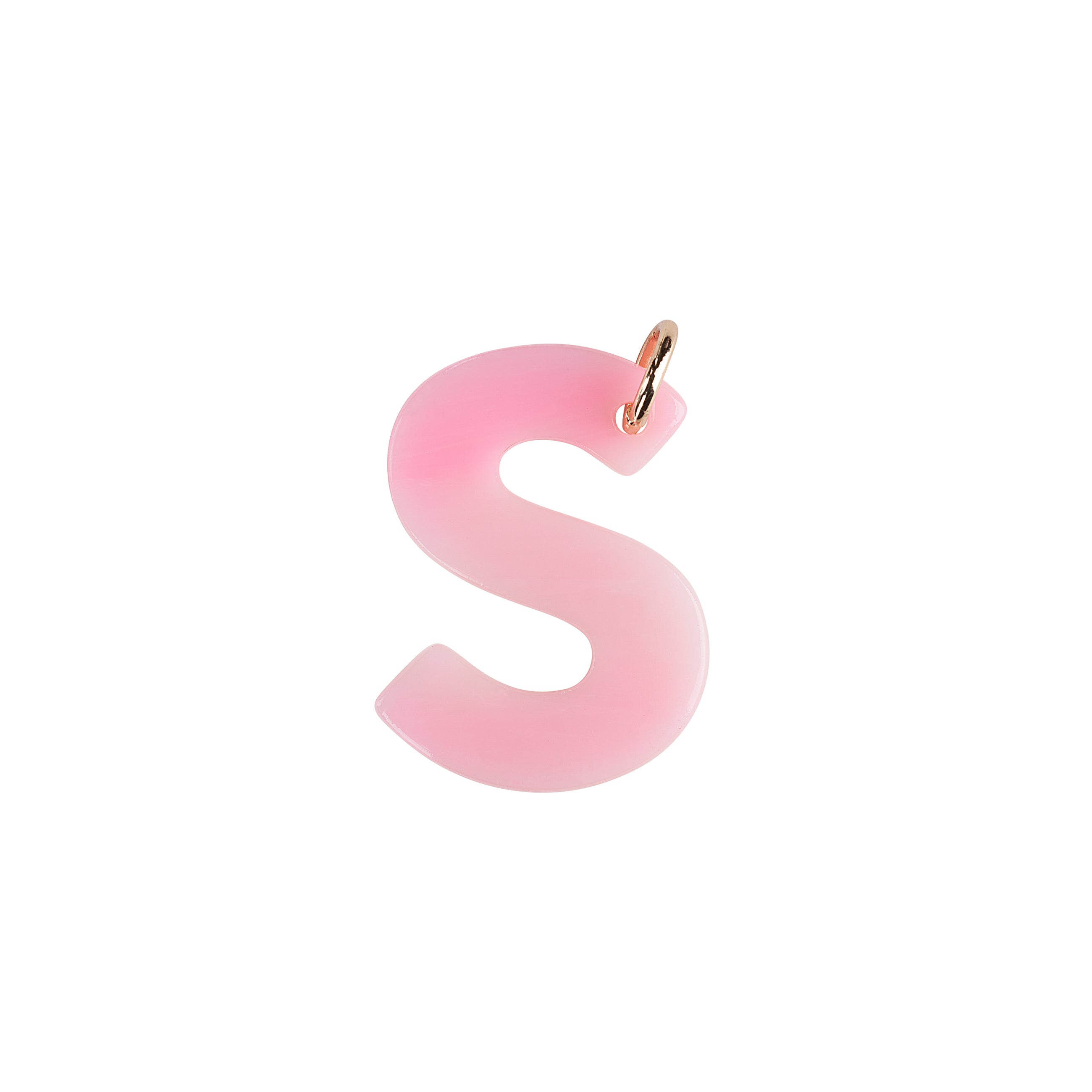 S Letter Charm