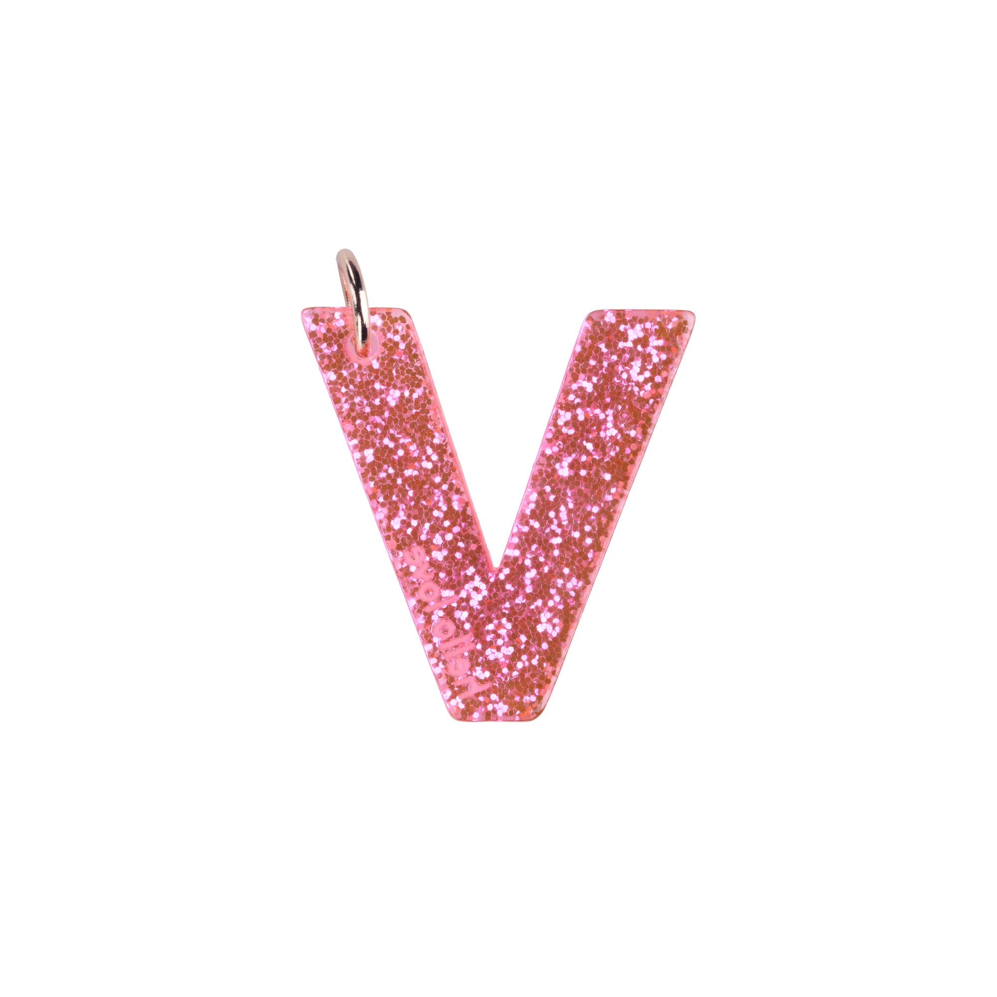V Letter Charm
