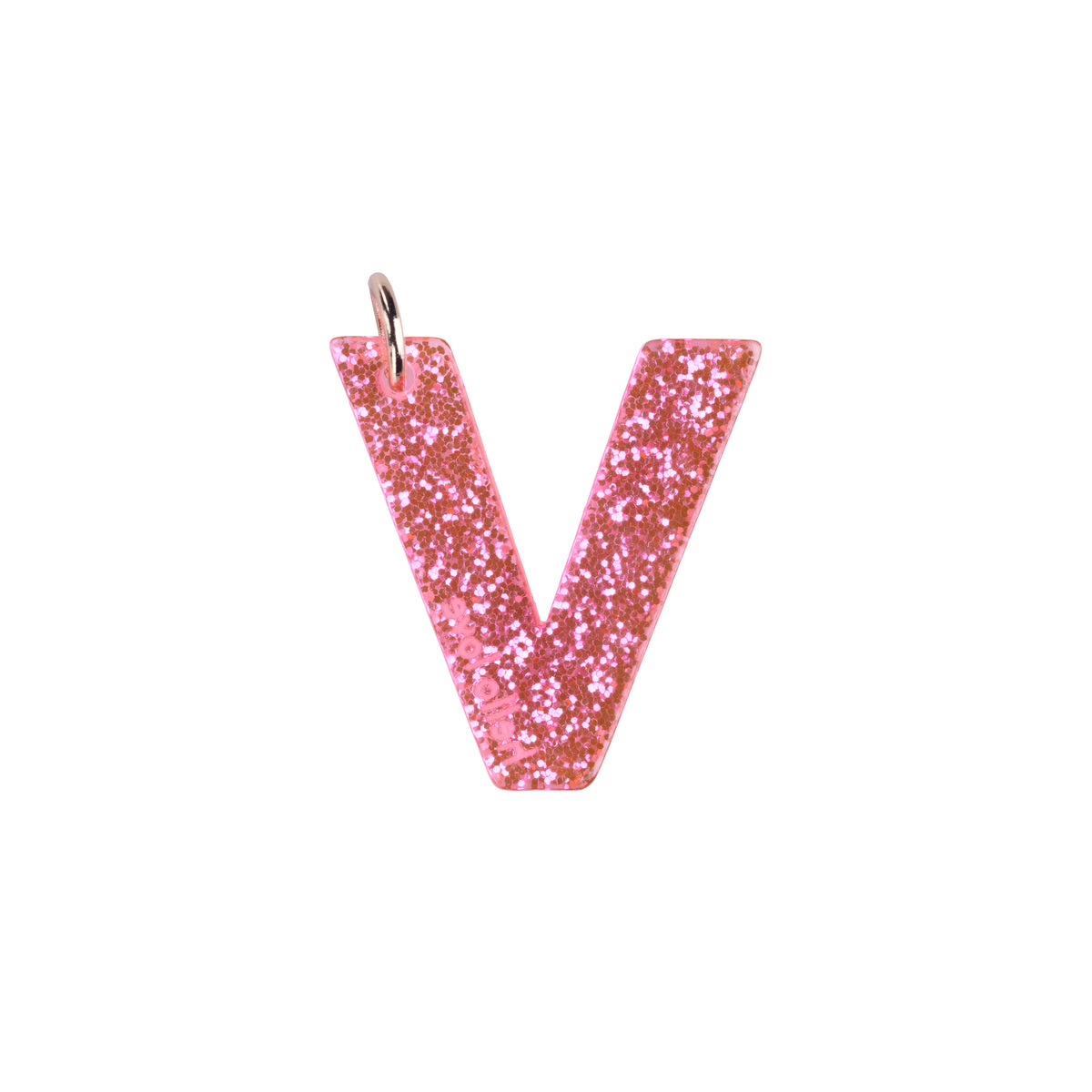 V Letter Charm