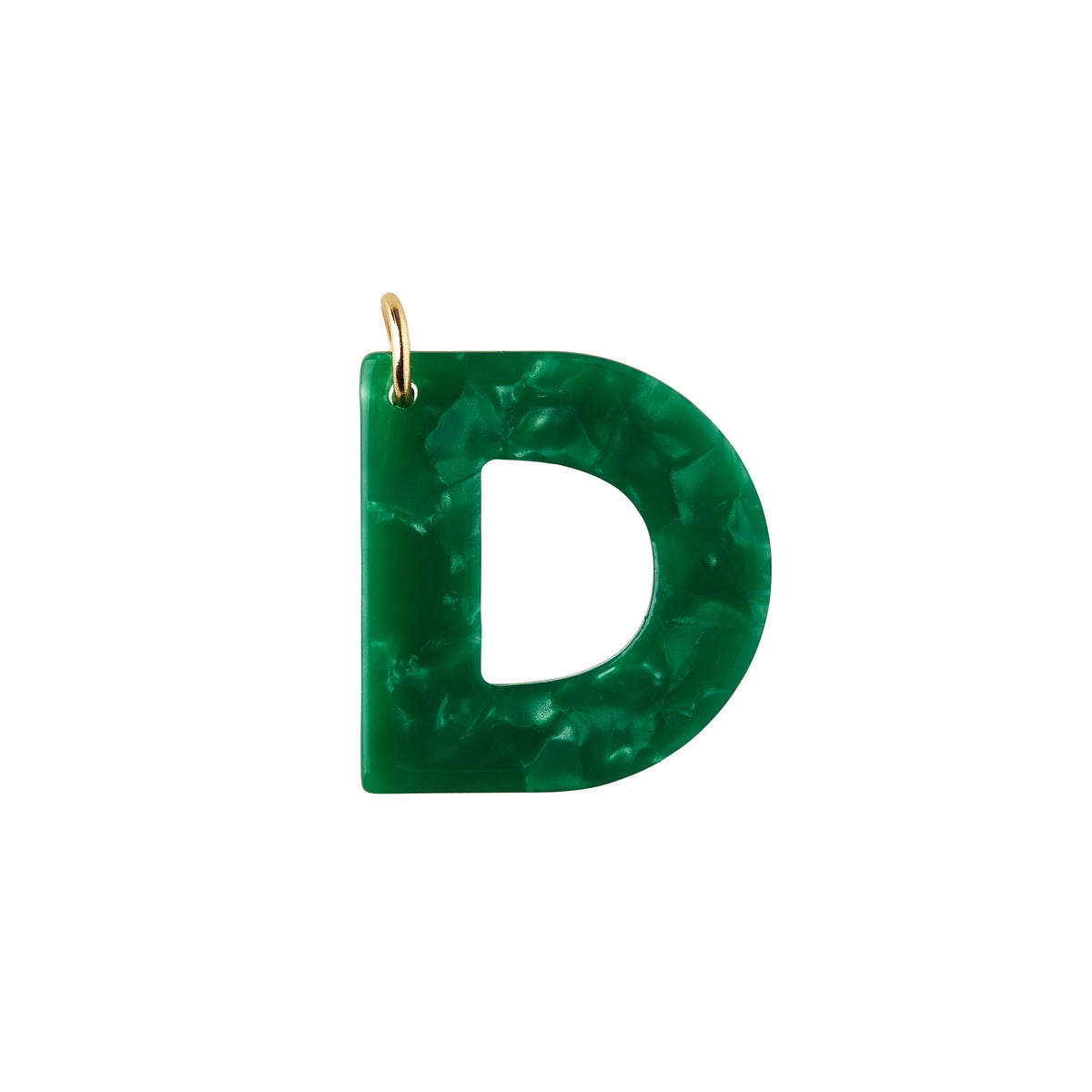 D Letter Charm