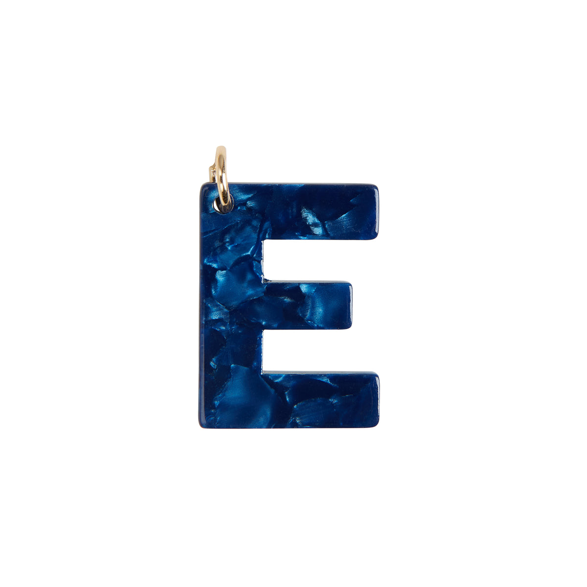 E Letter Charm