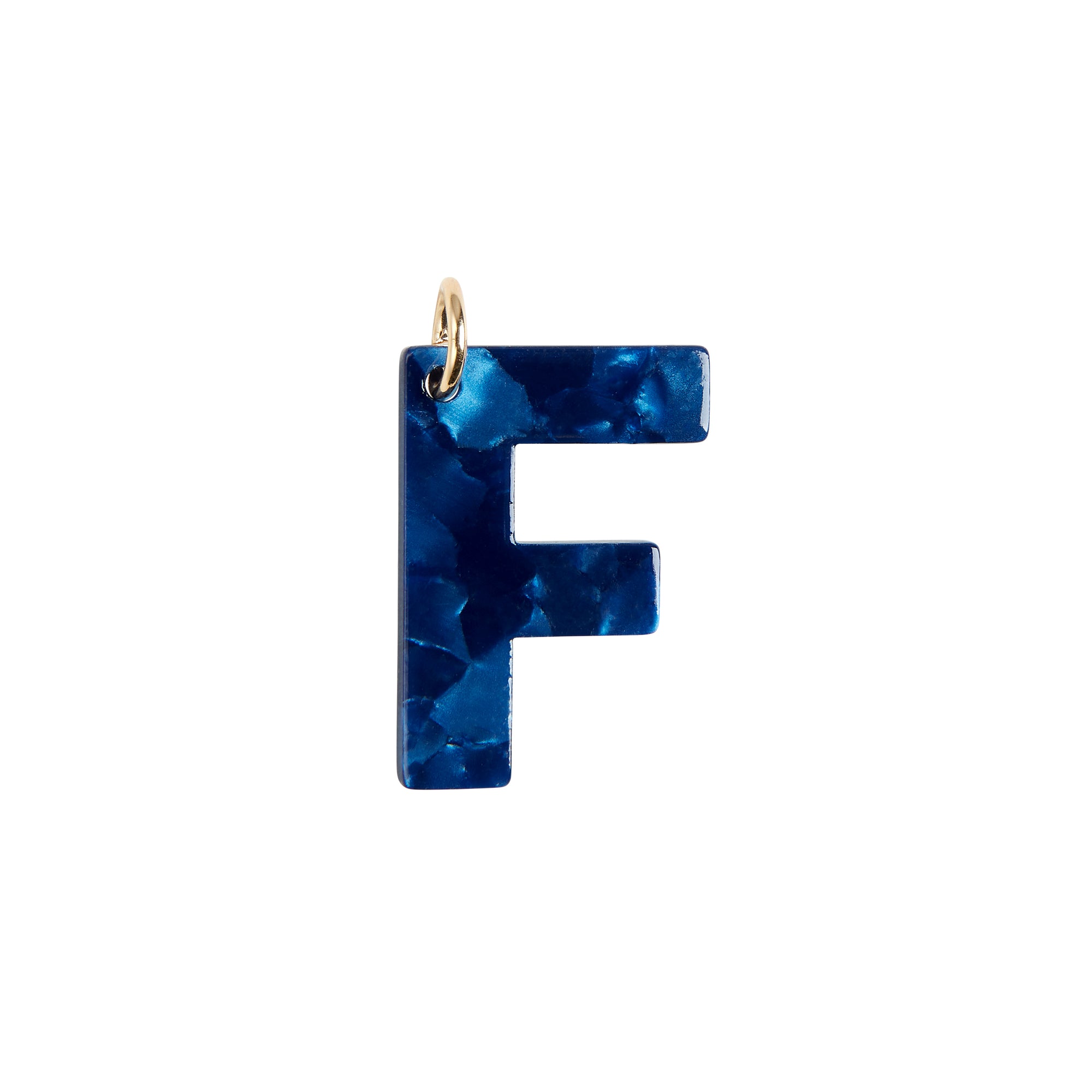 F Letter Charm