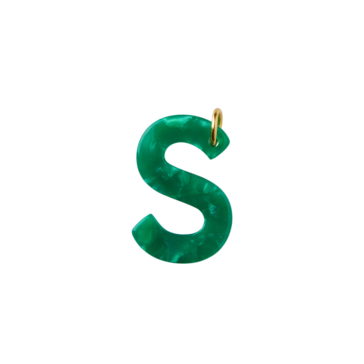 S Letter Charm