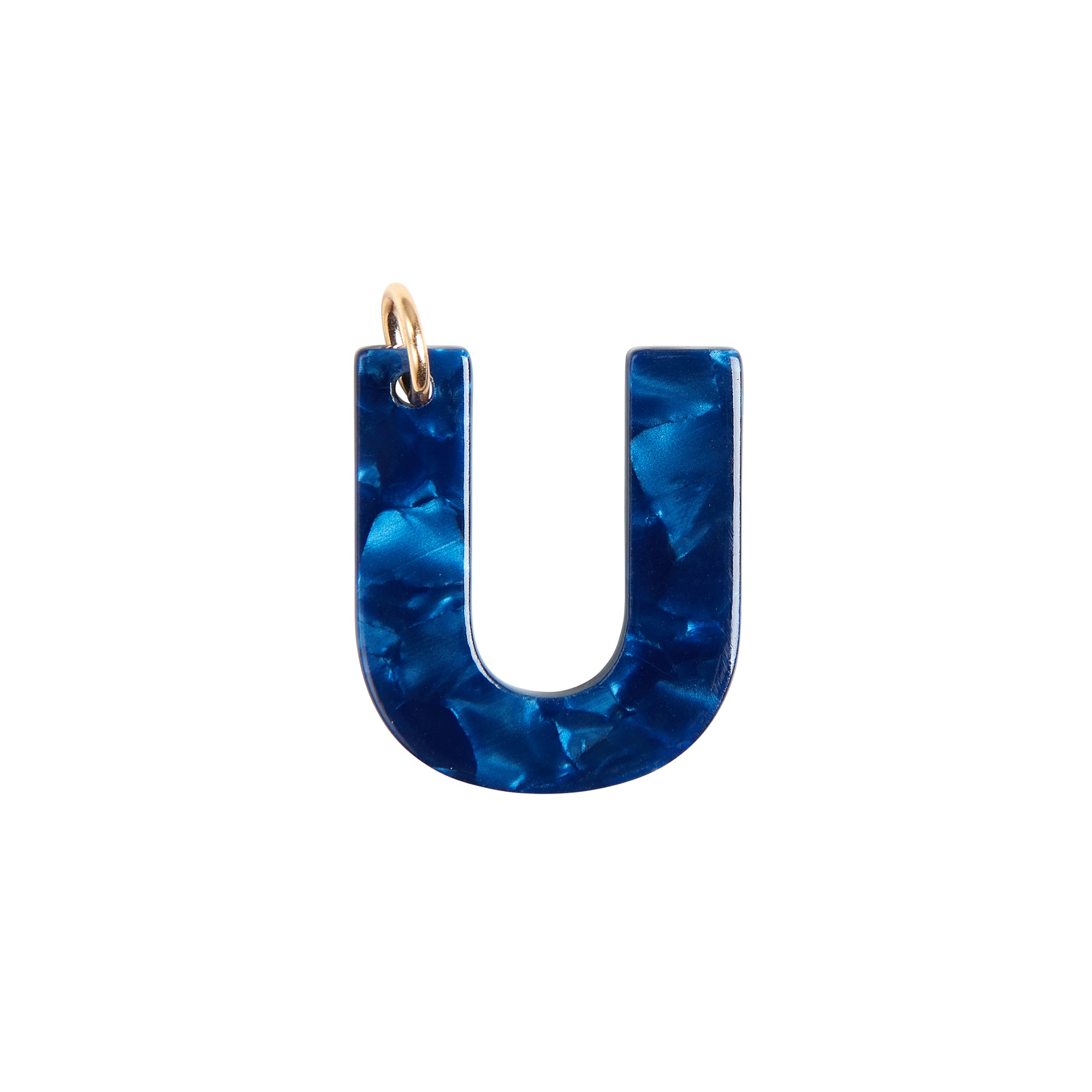 U Letter Charm