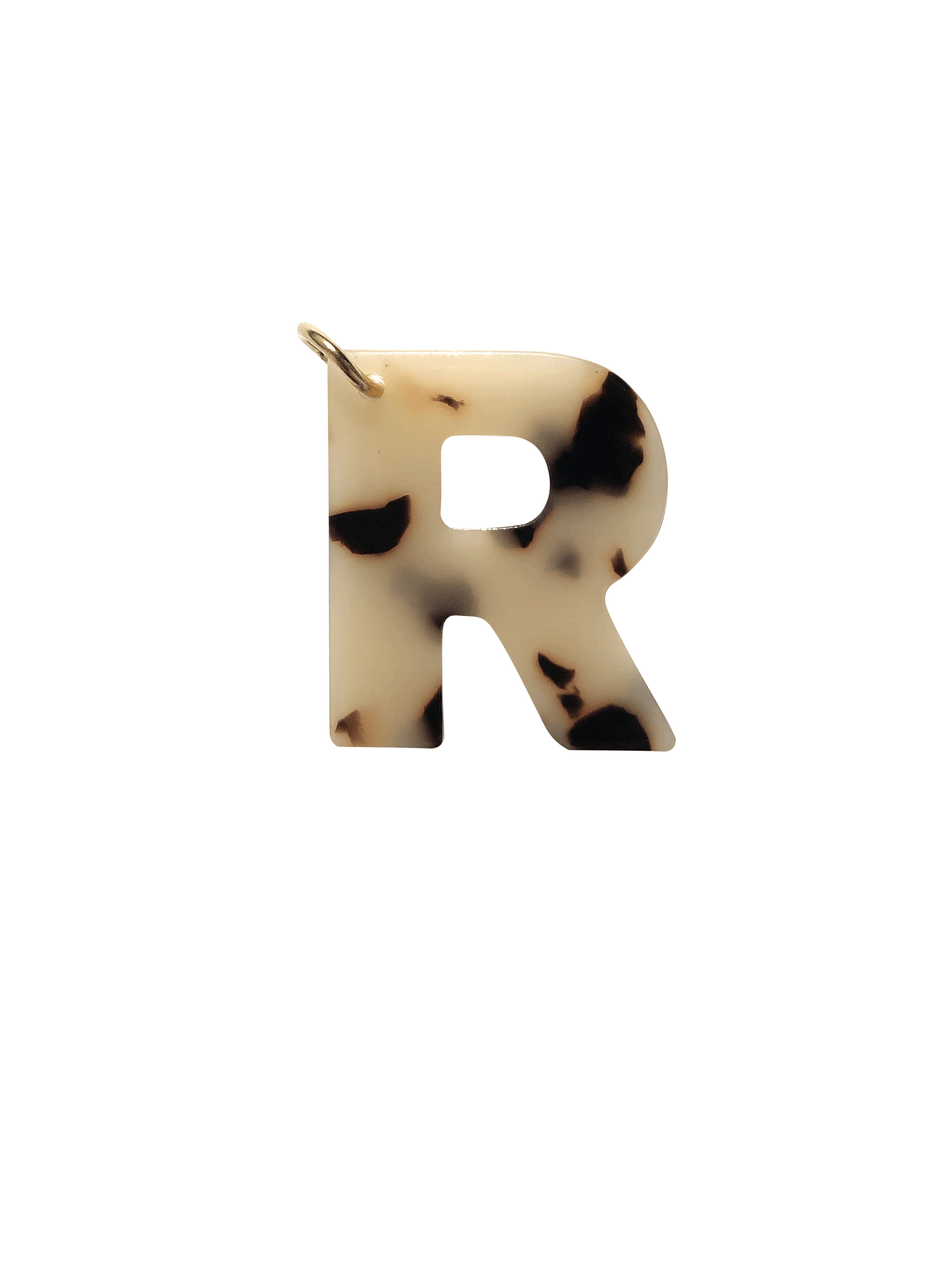 R Letter Charm