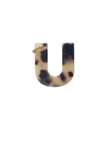 U Letter Charm