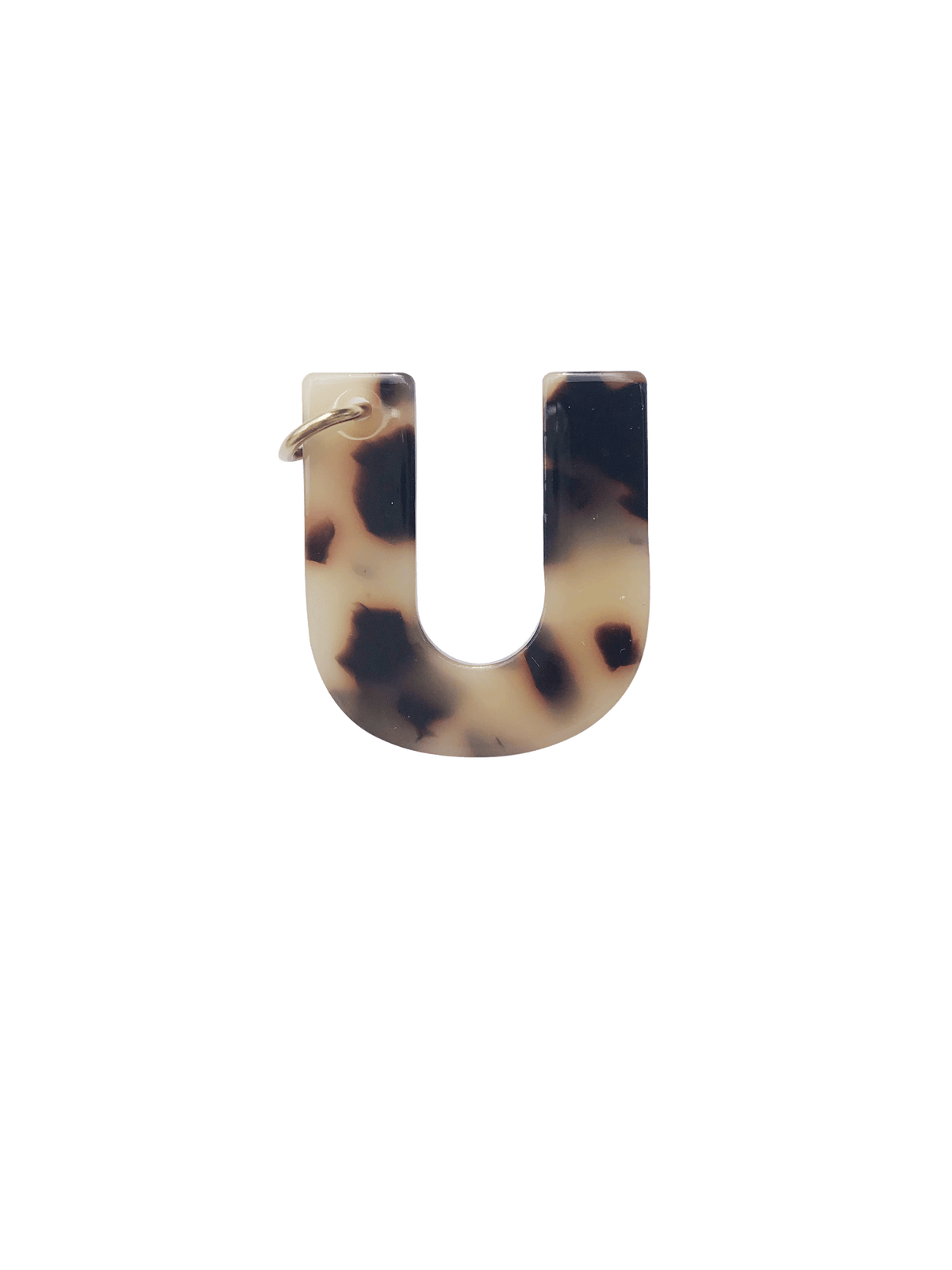 U Letter Charm