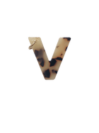 V Letter Charm
