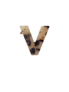 V Letter Charm