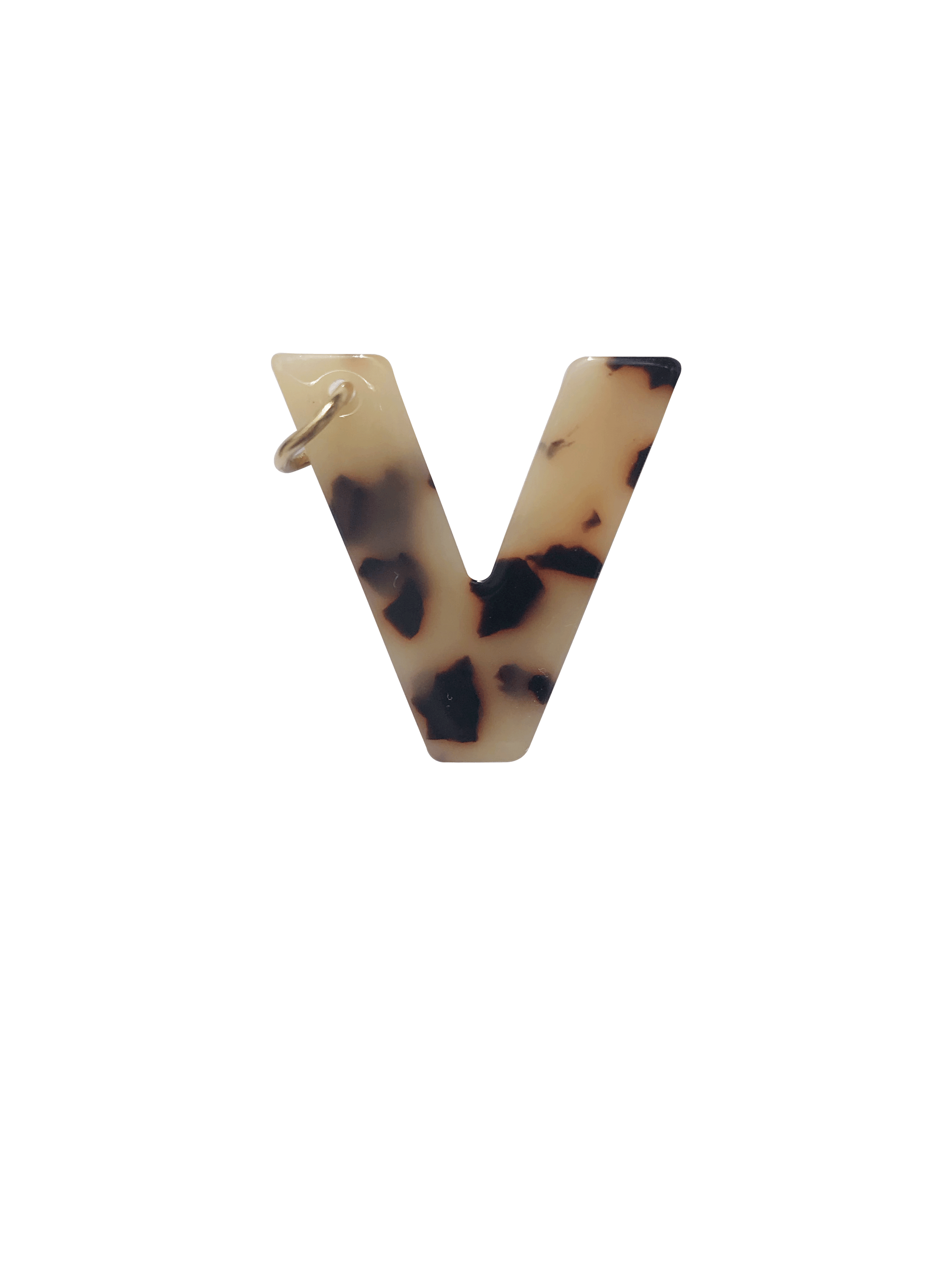 V Letter Charm
