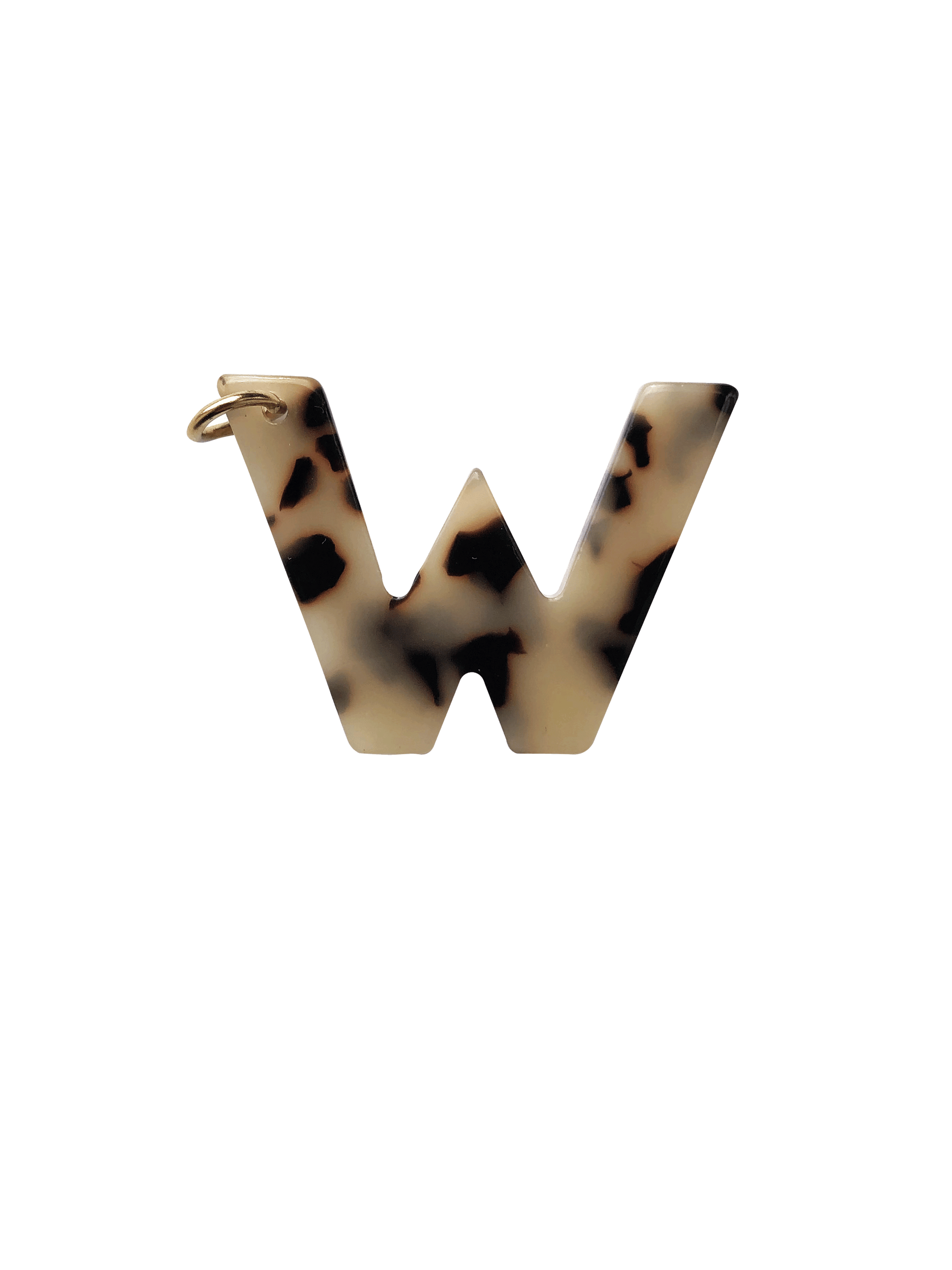 W Letter Charm