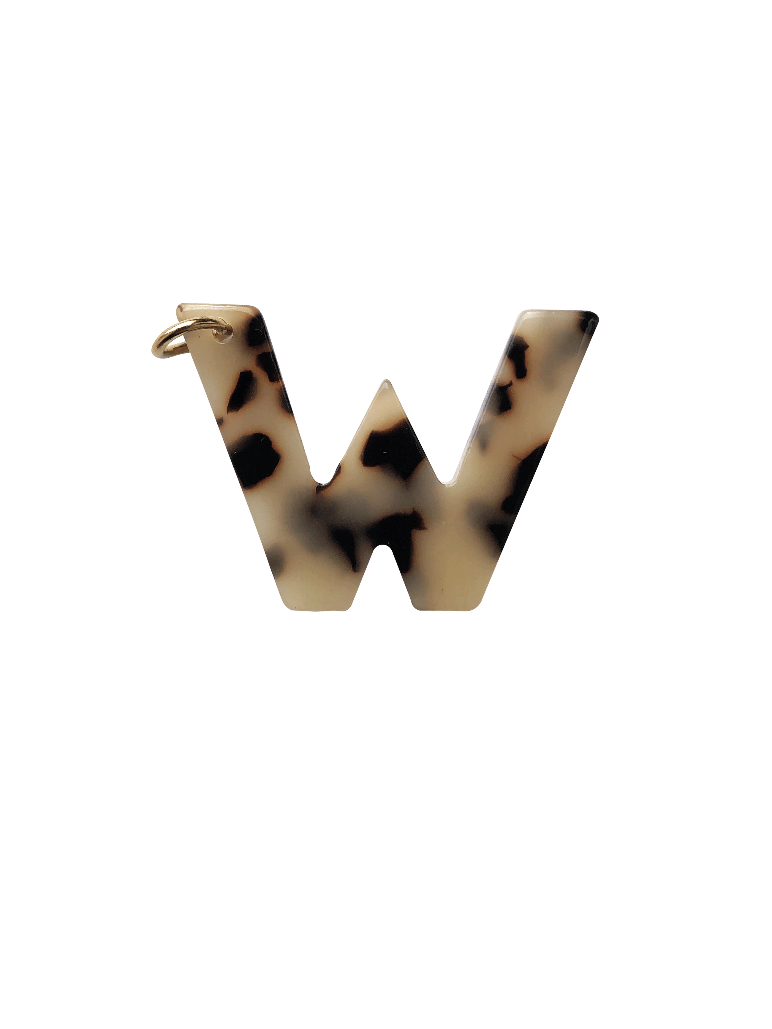 W Letter Charm